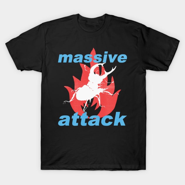 listen to massive attack T-Shirt by psninetynine